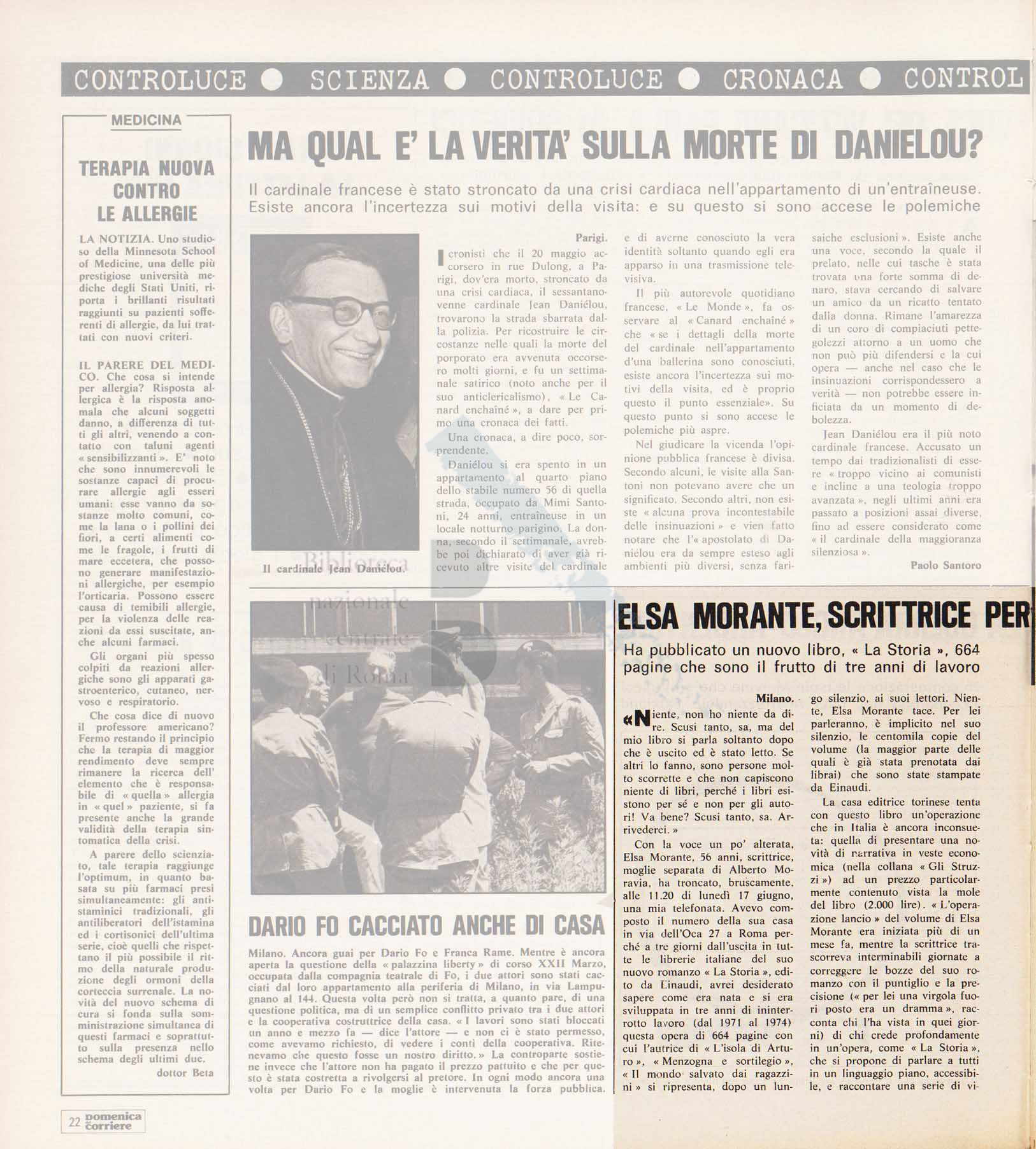 articolo critico di Luciano Simonelli sul romanzo La Storia di Elsa Morante pagina 1 di 2
