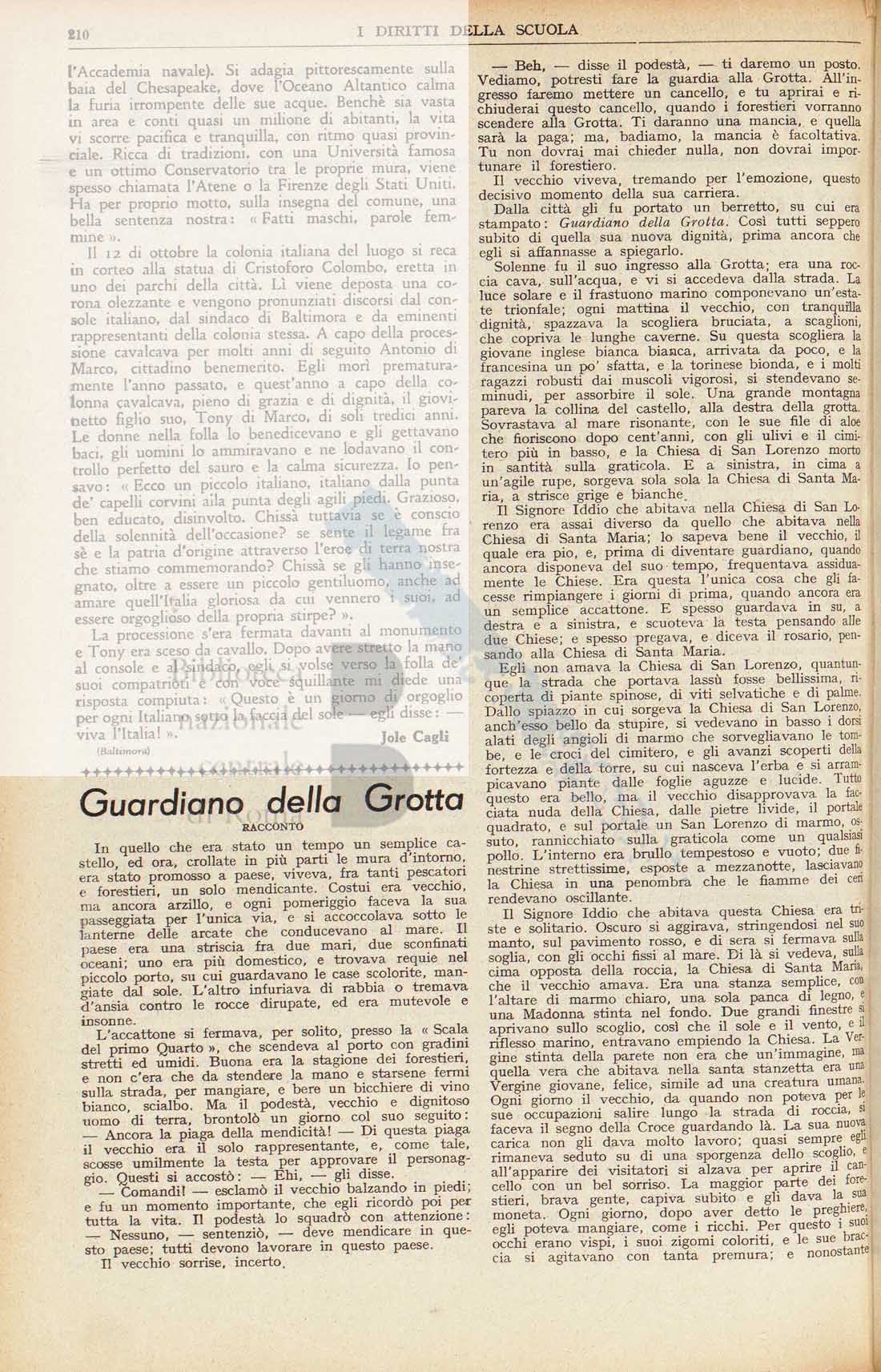 Guardiano della grotta. Pagina 1 di 2