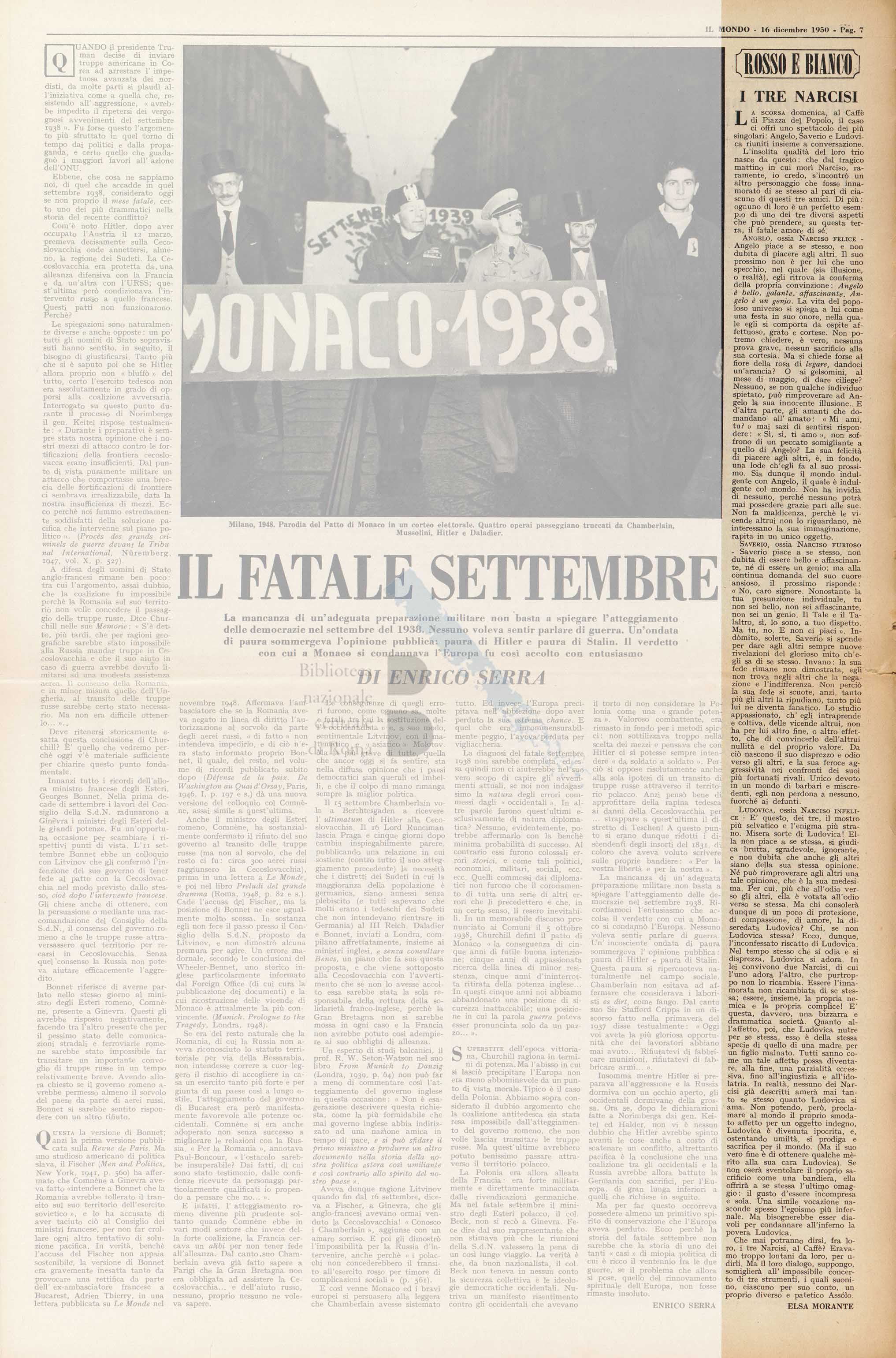 Rosso e bianco 16 dicembre 1950