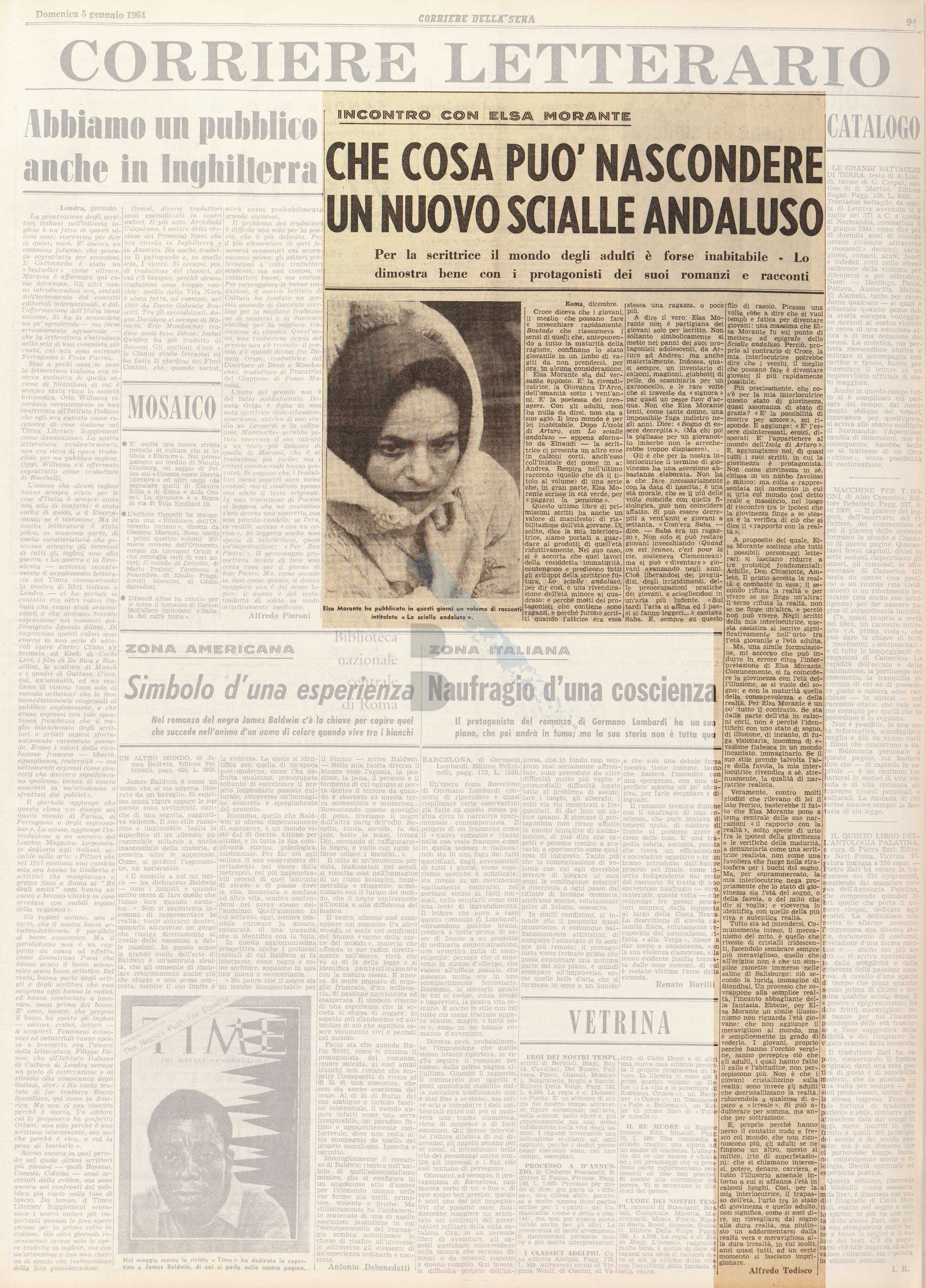 Intervista a Elsa Morante