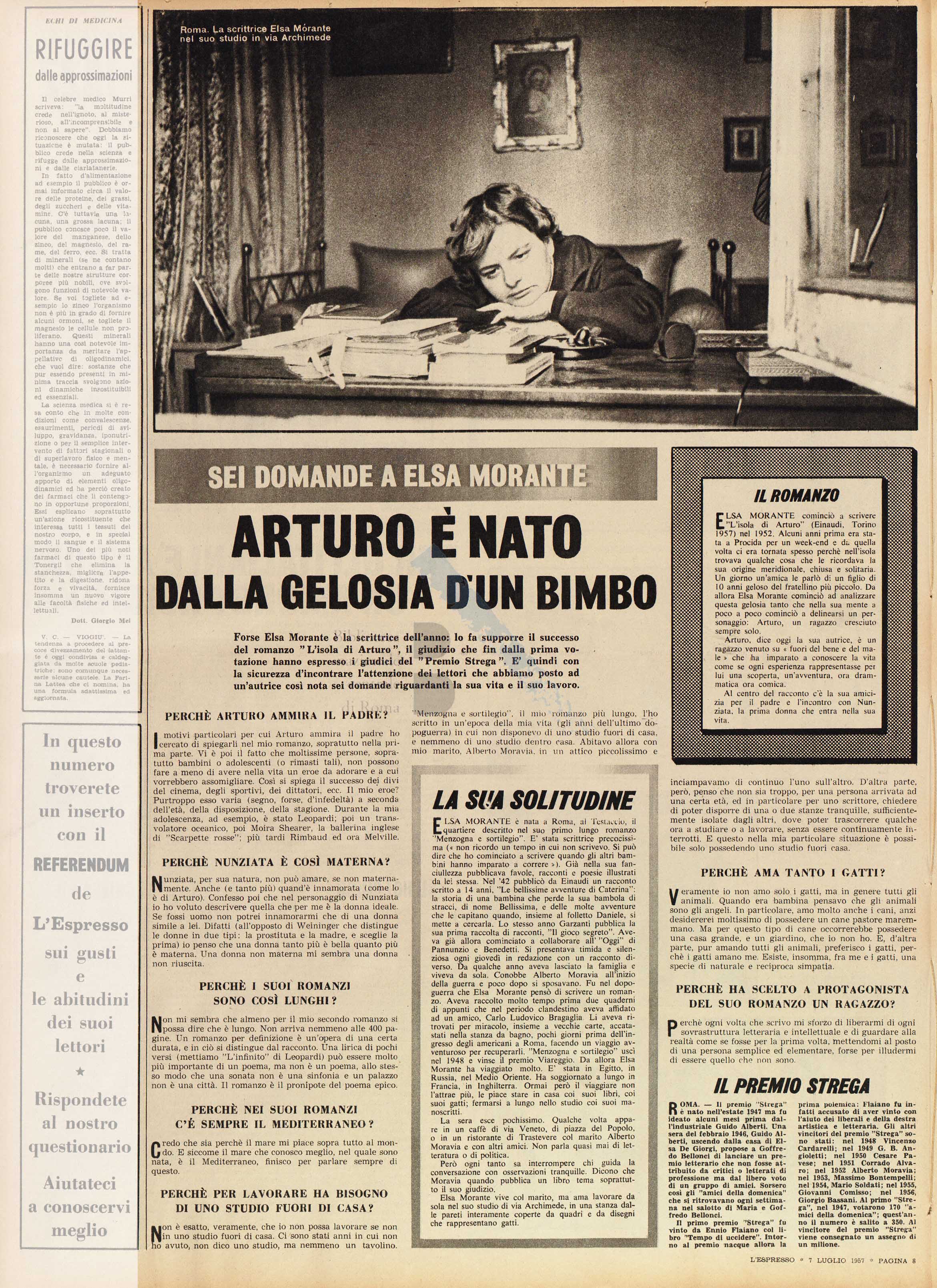 Intervista a Elsa Morante