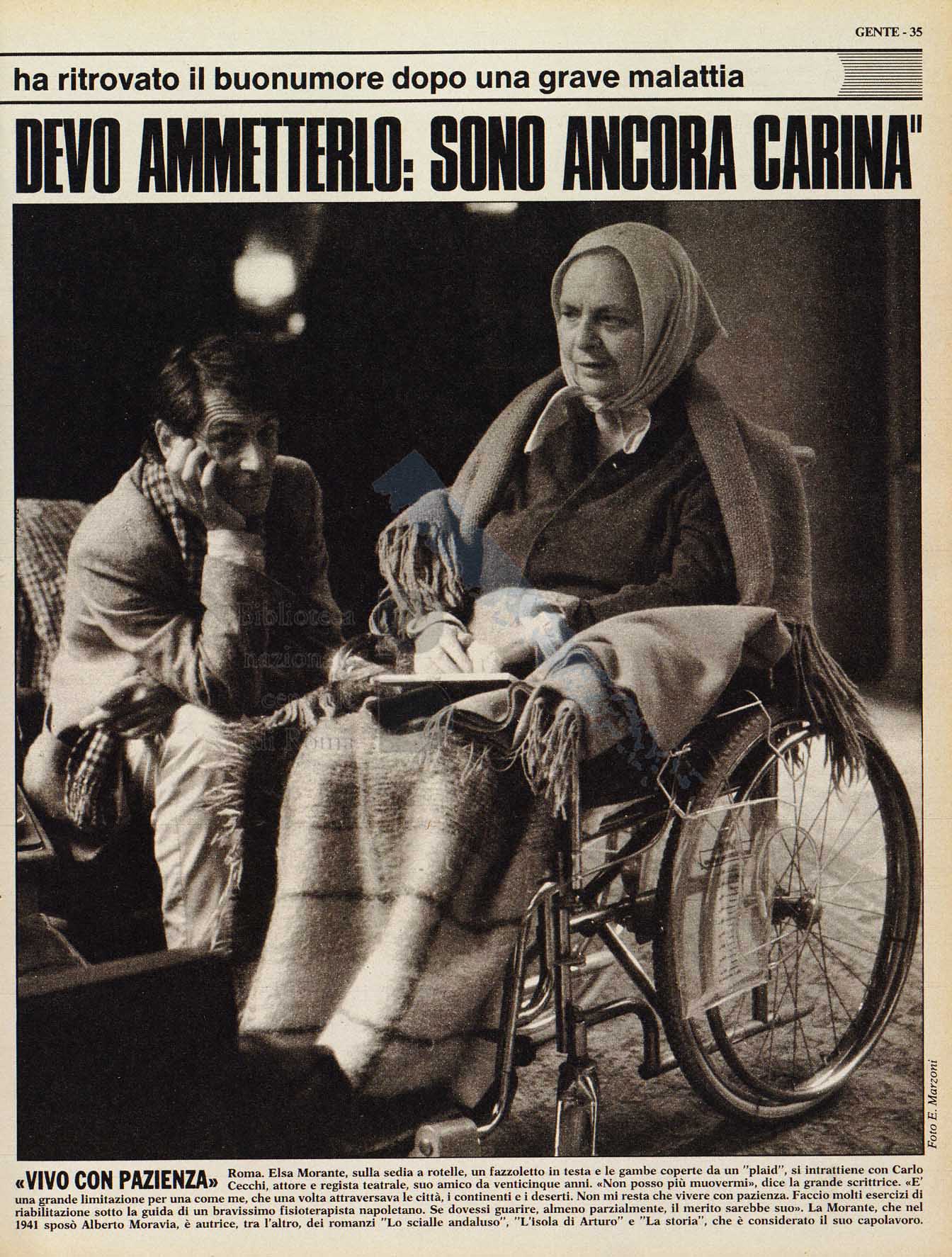 Intervista a Elsa Morante