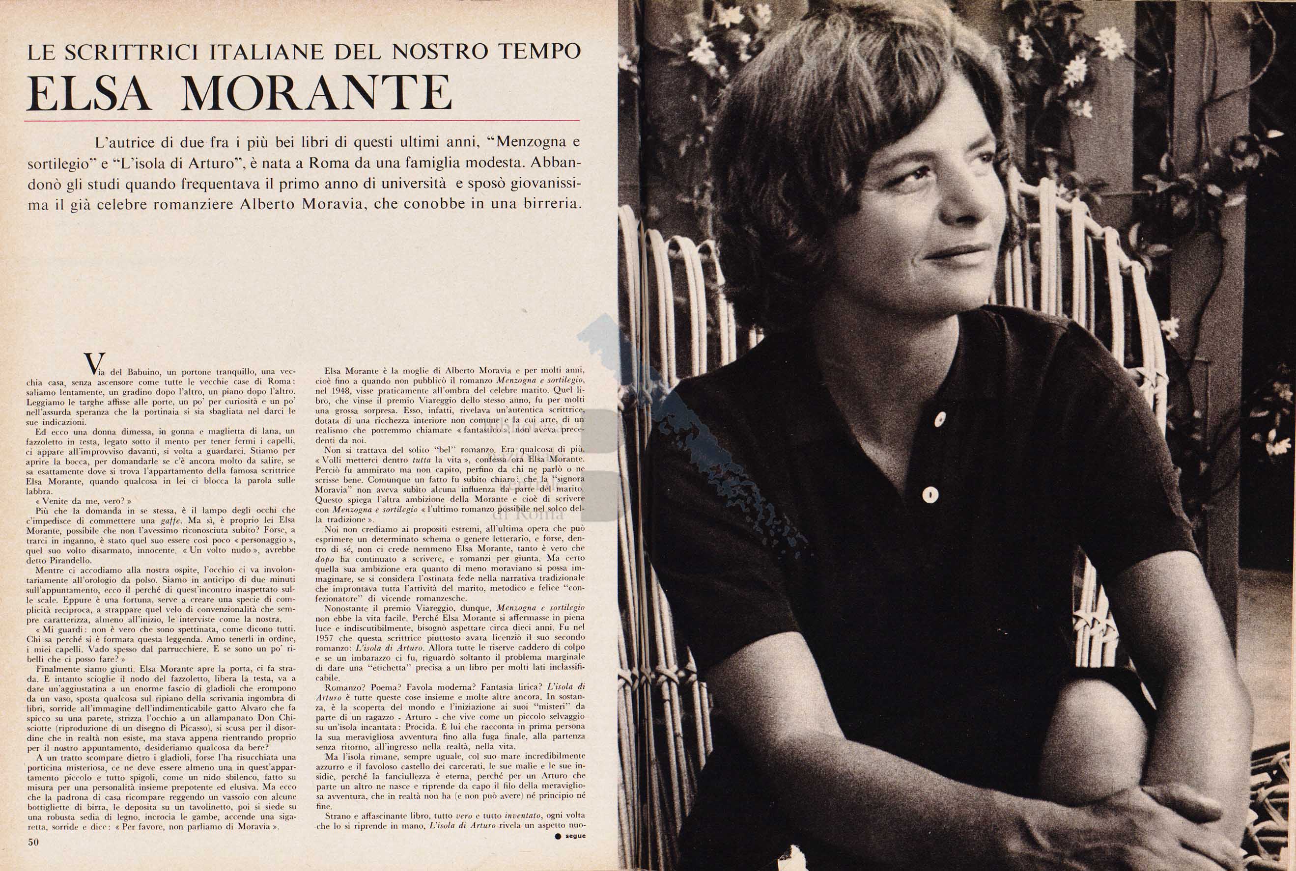 Intervista a Elsa Morante