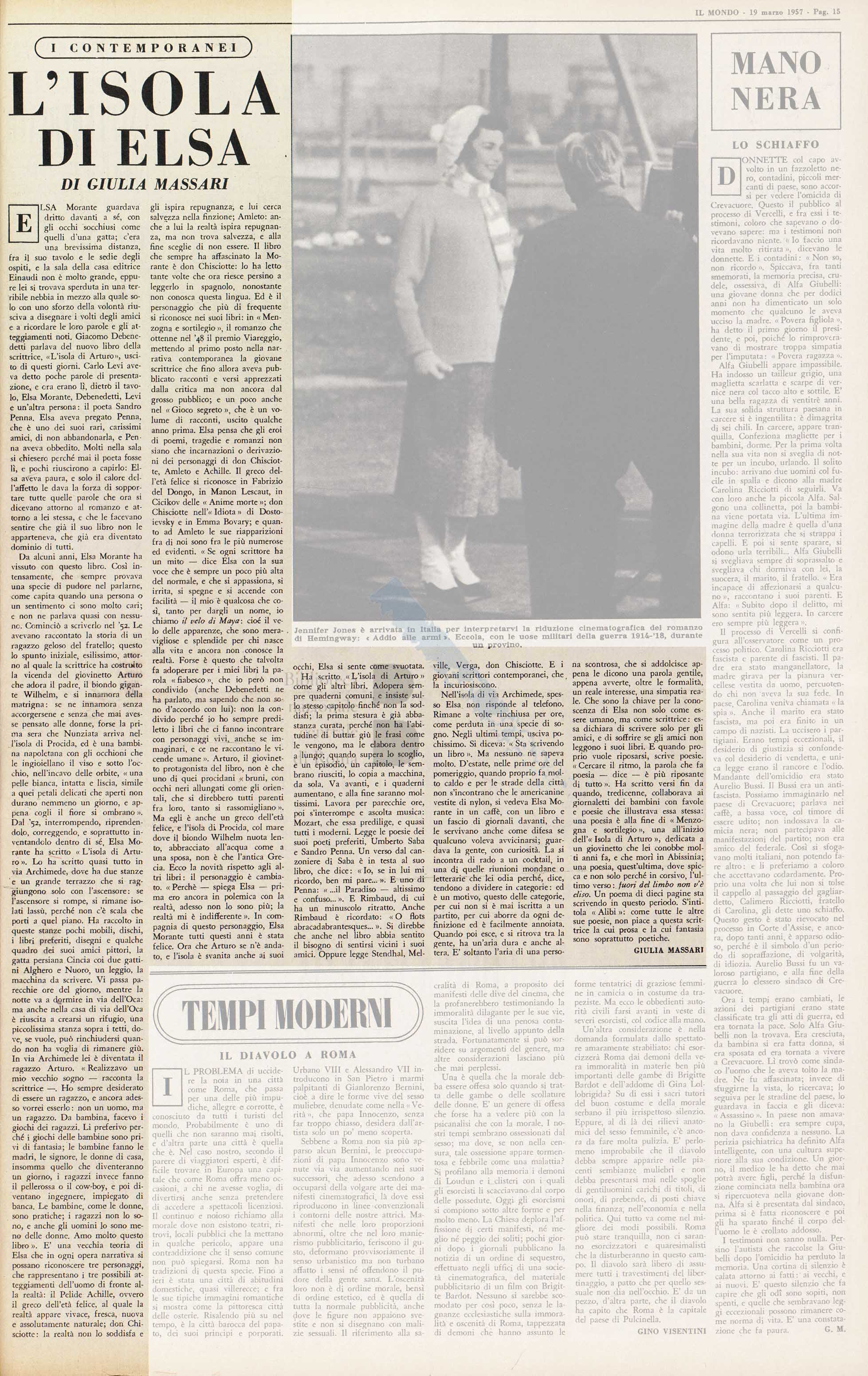 Intervista a Elsa Morante