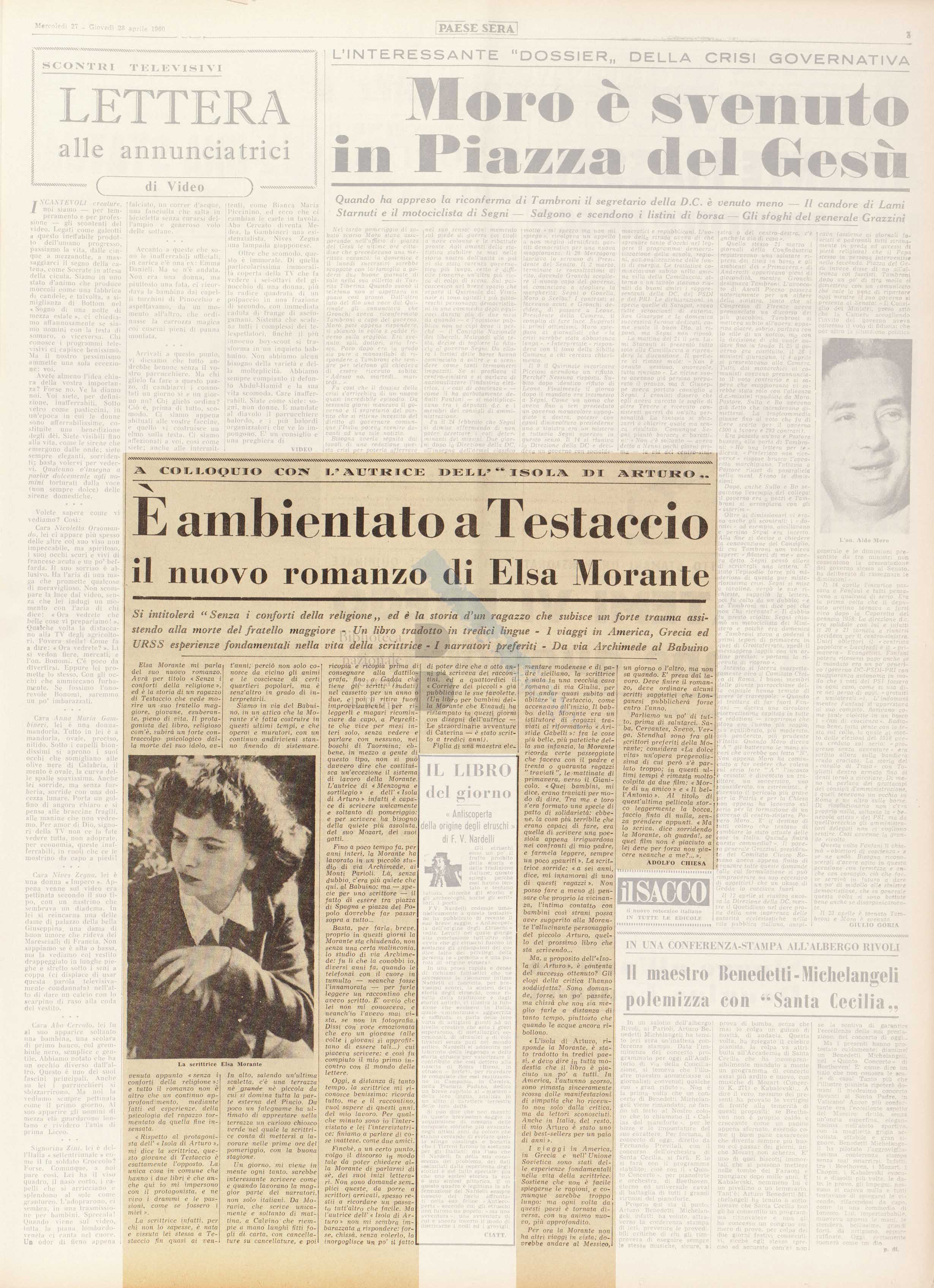 Intervista a Elsa Morante