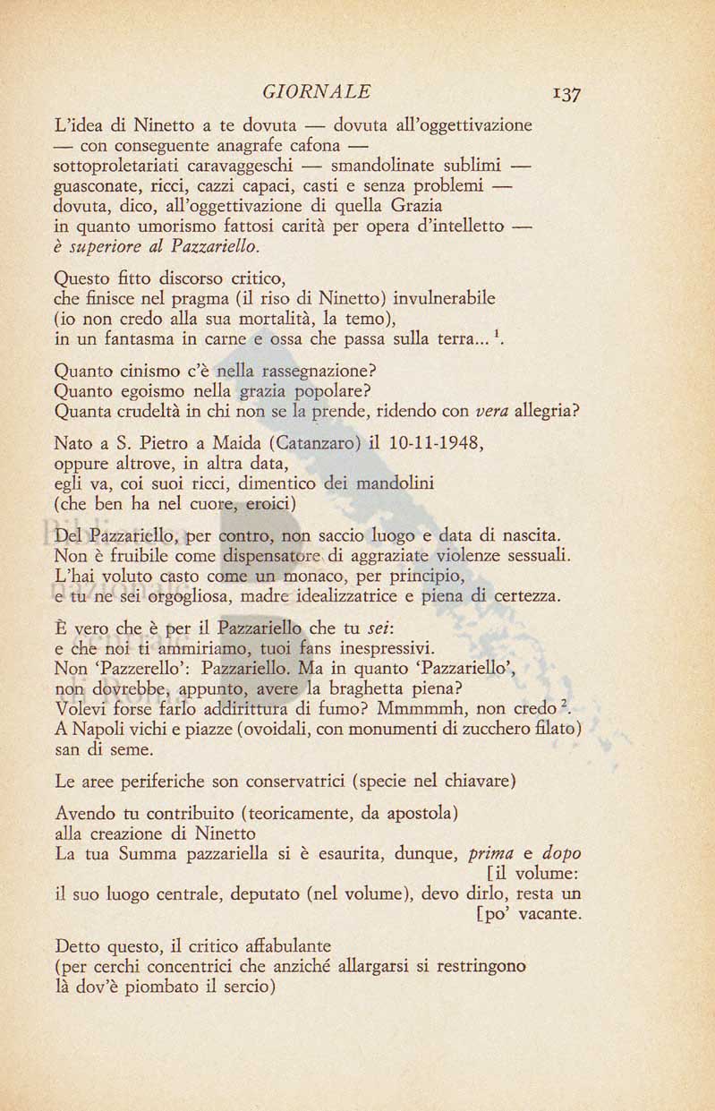 Articolo critico di Pier Paolo Pasolini su Il mondo salvato dai ragazzini di Elsa Morante