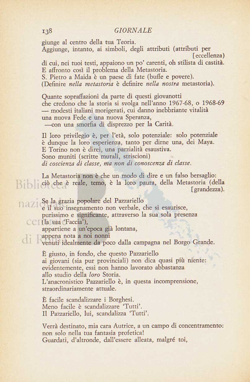 Articolo critico di Pier Paolo Pasolini su Il mondo salvato dai ragazzini di Elsa Morante
