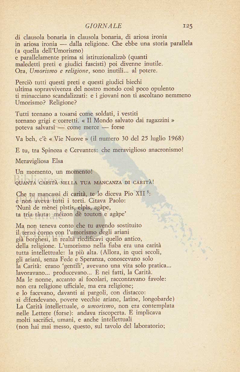 Articolo critico di Pier Paolo Pasolini su Il mondo salvato dai ragazzini di Elsa Morante