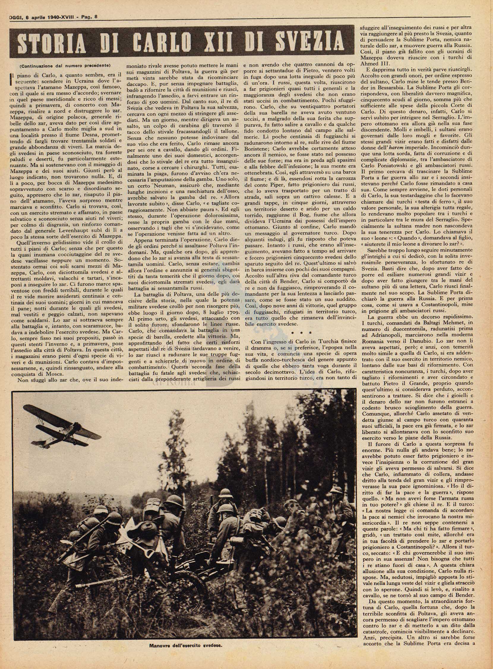 Storia di Carlo XII di Svezia. Pagina 3 di 4