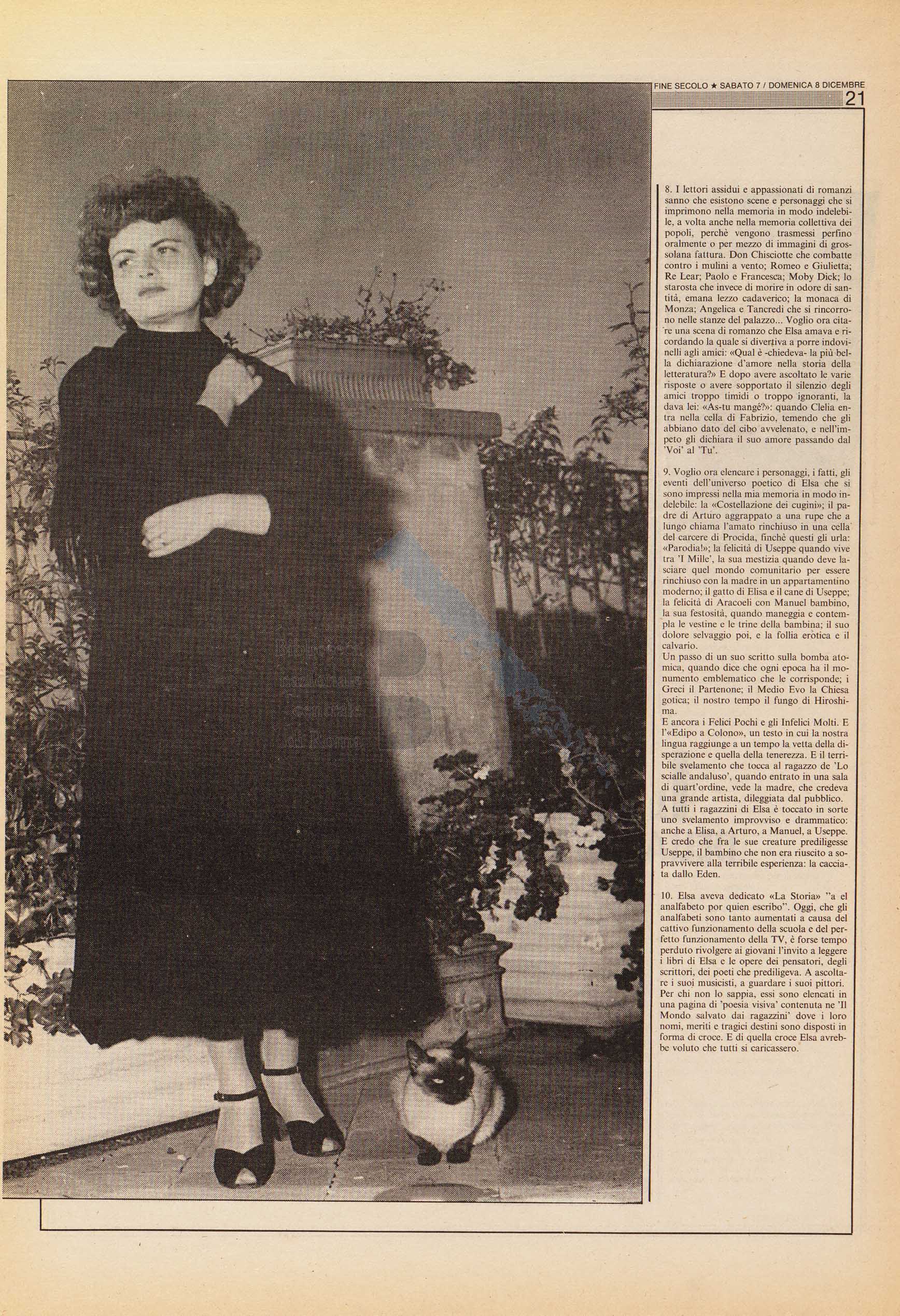 Raccolta di scritti e fotografie su Elsa Morante e la sua opera
